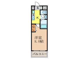 モノロカ－レ江坂の物件間取画像